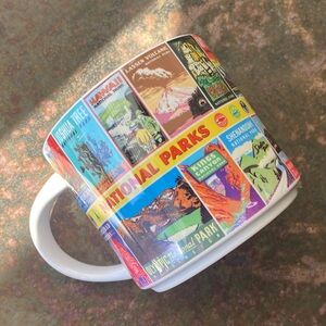 Cavallini & Co. Vintage National Parks Posters Design Ceramic Stackable Mug